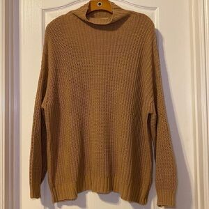 American Eagle Outfitters Women's Camel Oversized Sweater Size XS/S NWOT